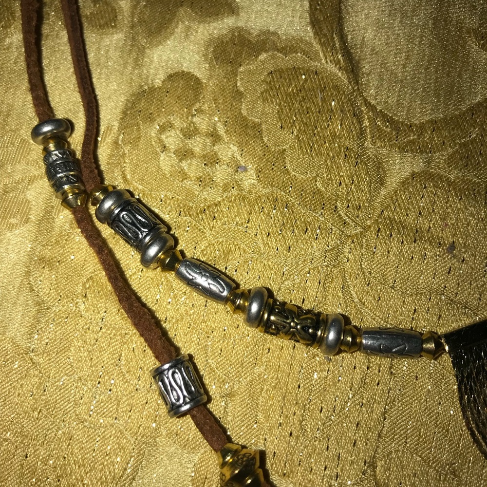 Elise. M. Taj Mahal Double Layer  Agate necklace - Picture 5 of 8